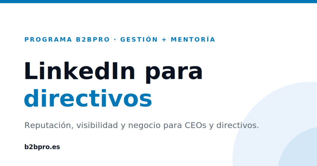 linkedin para directivos